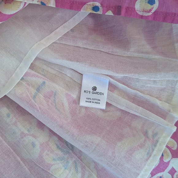 Tuckernuck Ro's Pink Floral Elvira Short Mini Dress XL - Picture 3 of 13